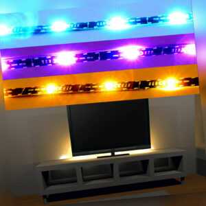 X4-LIFE LED Strip RGB 1.5W 80cm Lichtstreifen - Lichtleiste Lichtband LED Strip