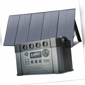 ALLPOWERS Stromversorgung 2400W Tragbare Powerstation Mit Solarpanel 400W