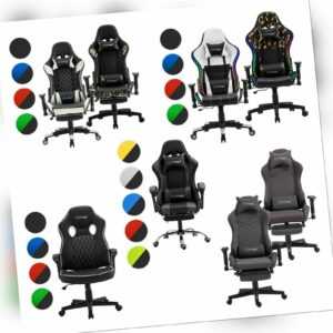 Gaming Stuhl Racing Bürostuhl Drehstuhl Schreibtischstuhl Verstellbar Stuhl Büro