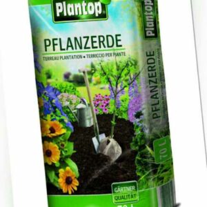 Pflanzerde 70l Plantop Blumenerde Gartenerde