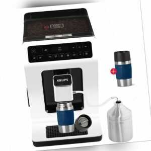 Krups Kaffeevollautomat 15 bar EA8911 + Travel Mug OLED 0,3L 2-Tassen-Funktion
