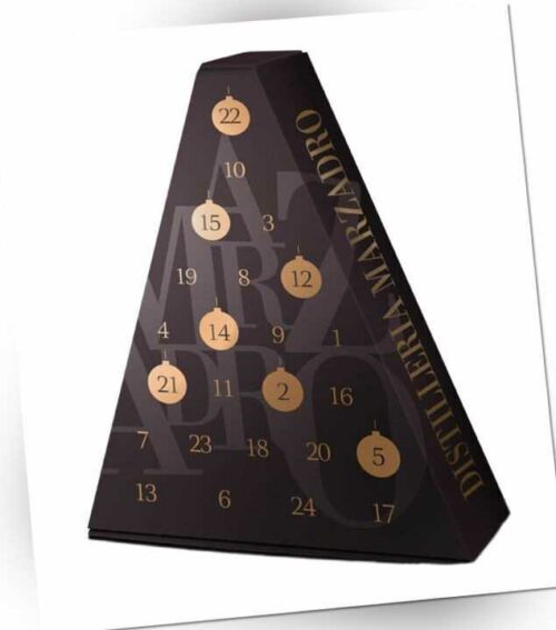 Marzadro: Adventskalender / 17- 45 % vol / 20 x 0,05 Liter-Flasche & 4 x 0,10 L