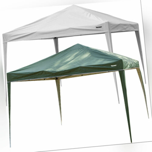 MUWO "Pavilio" Outdoor Faltpavillon 3x3 m UV Schutz 50+ Faltbar grün weiß neu