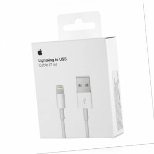 NEW Original Apple 2m Lightning auf USB Kabel für iPhone iPad Schnell Ladekabel✅