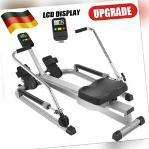 Rudergerät Ruderzugmaschine Rudermaschine Heimtrainer Fitness LCD Display 120 kg