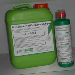 PHYTOGreen - BIO Blumen Dünger für Blühpflanzen - 500 ml Flasche