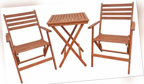 Set Tisch 2 Stühlen Gartenstühle Jugend Holzmöbel Relaxstuhl Sonnenstuhl Möbel