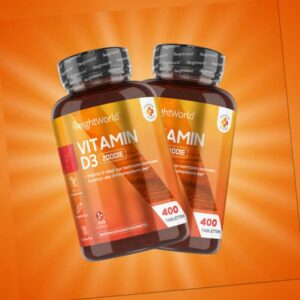 Vitamin D3 - 800Tabletten - Combo für 2 Personen - Sonnenvitamin für Immunsystem