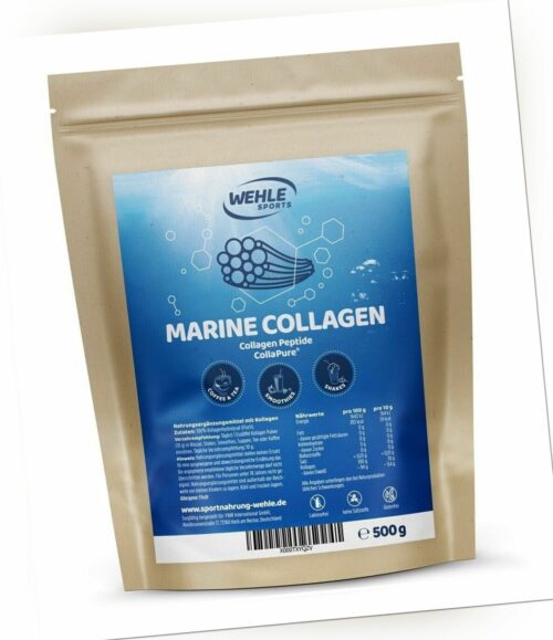 Marine Collagen Pulver [500g] - Das Original - Premium Kollagen Hydrolysat