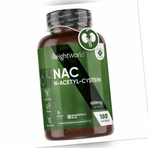N A C - 180 Aminosäuren Kapseln - gesundes Leber - für Männer & Frauen - Vegan