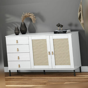 Kommode Sideboard Kiefer massiv farbig lackiert  140x80x40 cm Valencia