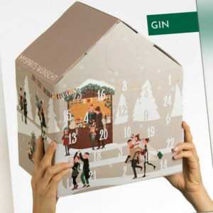 mySpirits Gin Adventskalender Xmas Edition 37,5-48% Vol. 24 x 0,02l m. Glas