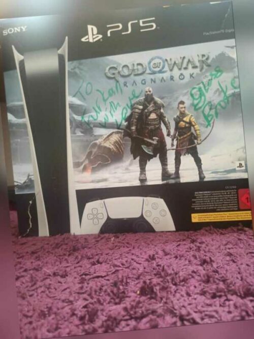 Sony Playstation 5 Digital Edition PS5 Konsole God of War Ragnarök Bundle - NEU