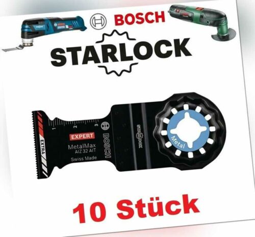 10 Stück BOSCH Starlock GOP / PMF Tauchsägeblatt AIZ 32 AIT 32mm f. Edelstahl A2