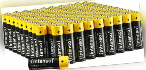 100 Intenso Energy Ultra AA / Mignon Alkaline Batterien im 10er Shrink Pack