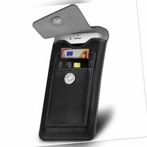 Handy Hülle für HTC One A9 Gürtel Tasche Dünn Flip Case Slim Beutel Holster Etui