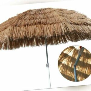 Hawaii Strandschirm Ø 165cm - knickbar - Sonnenschirm Gartenschirm Balkonschirm