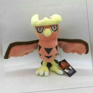 Pokemon Noctuh Kuscheltier 30 cm Weiches Plüschtier Geschenk für Kinder