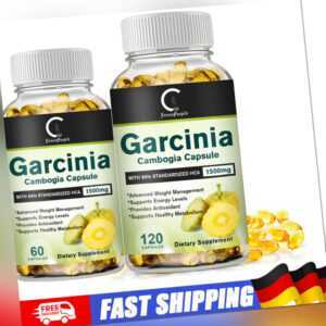 Garcinia Cambogia Kapsel, Gesunder Stoffwechsel,Fettverbrennung, Gewichtsabnahme