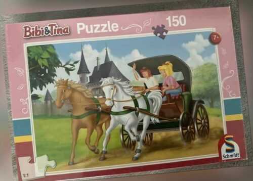 Schmidt Spiele 56051 Bibi und Tina Kutschfahrt 150 Teile Kinderpuzzle Puzzeln