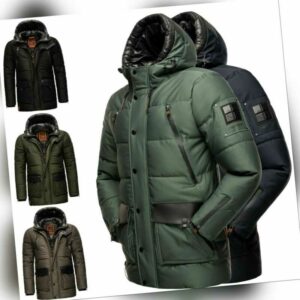 STONE HARBOUR warme Herren Winter Jacke Parka Outdoor Luxus Doppel Kapuze Mitjaa