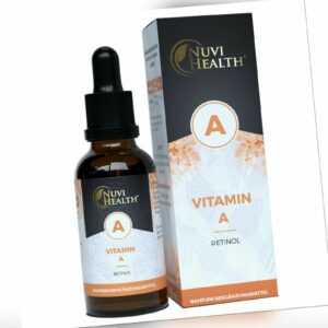 Vitamin A Retinol  - 5000 I.E / 1700 Tropfen 50ml  Vegan + Hochdosiert Flüssig