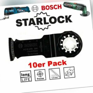 10 Stück BOSCH Starlock GOP / PMF Tauchsägeblatt AIZ 32 APB Holz,Metall,PVC usw