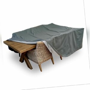 Lountex - Gartenmöbel Abdeckung winterfest | Schutzhülle aus High-End-Material