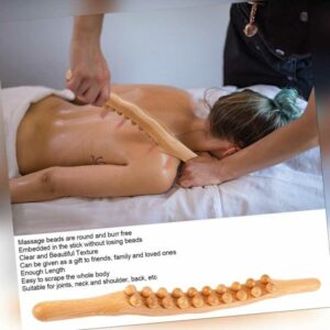 58 cm Hölzernes Guasha-Scraping-Stick-Massagegerät Holz-Massagegerät Ergonomisch