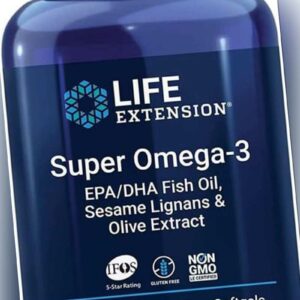 Life Extension Super Omega-3, Mit Fischöl Und Essentiellen Fettsäuren, Hochdosie