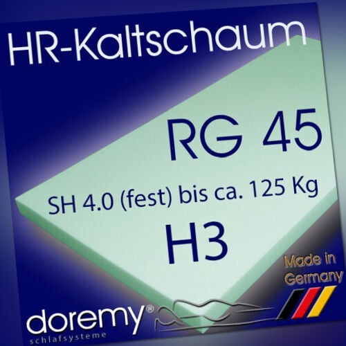 Schaumstoff Zuschnitt fest Topper H3 Kaltschaum Kaltschaummatratzen nach Maß
