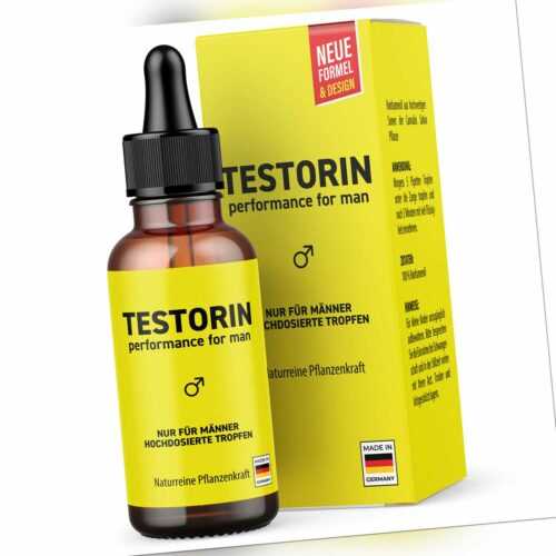 Testorin | Tropfen für aktive Männer | Testo Boost | 10 ml (1x)
