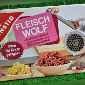 G&G FLEISCHWOLF Aluminium NEU  für Spritzgebäck Kekse Gebäckvorsatz Versand0€