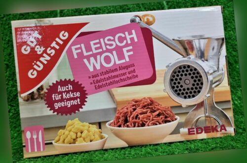 G&G FLEISCHWOLF Aluminium NEU  für Spritzgebäck Kekse Gebäckvorsatz Versand0€