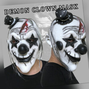 Weihnachts Geschenke Clown Maske Erwachsenen Latex Halloween Clown Horror Maske.