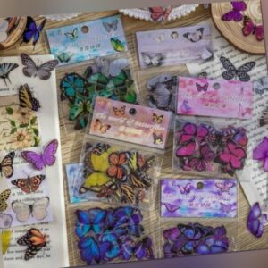 3D Schmetterlinge - 40 Stück - Dekoration - Sticker - Deko-viele Varianten *NEU*
