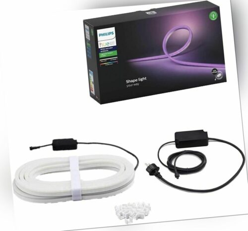 Philips Hue White & Color Ambiance Outdoor Lightstrip 5m 1400lm, dimmbar Neu (53