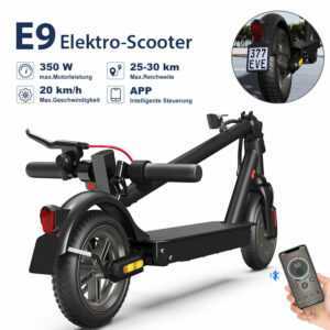 Klappbar E-Scooter Elektro Scooter mit straßenzulassung ABE 350W Elektroroller