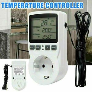 Temperaturregler Steckdose 230V & Fühler Digital Thermostat Temperaturschalter *