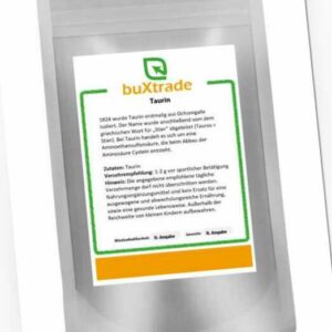 1 kg | Taurin | Pulver | Aminosäure | Nutrition | Buxtrade