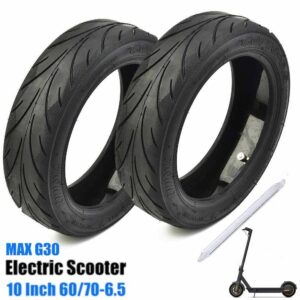 10 Zoll 60/70-6.5 Reifen Tubeless Gummi Für Ninebot Max G30/G30D Zubehör +Ventil