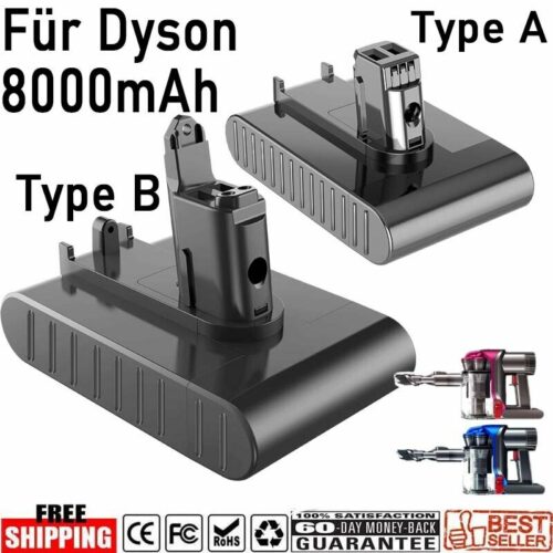 8000mAh 22.2V Akku Für Dyson DC31 Type A / B DC34 DC35 DC44 DC45 Animal Vac DHL