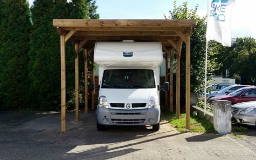 Carport 4x7 m Einfahrt 3 m Überdachung Holz Zubehör Kiefer Lärche Fichte