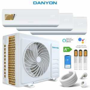 Danyon Multisplit Klimaanlage 3 Wandgeräte 7,9kW Klimagerät 27.000 BTU WiFi A++