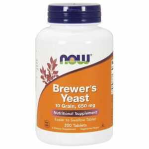 Now Foods Bierhefe 650 mg, 200 Tabletten