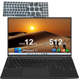 PC Laptop 16" | Intel i7-N5095 Quad-Core 12GB RAM 512GB SSD Windows 11 USB3.0×2