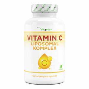 Liposomales Vitamin C - 240 Kapseln (V) Hochdosiert á 1000mg / Tag + Hagebutten