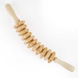Holz Massageroller: Anti-Cellulite mit Griff für tiefes Gewebe Effektive Massage