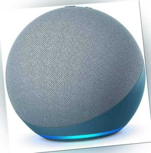 Amazon Echo 4.Generation Groß Blaugrau Sprachsteuerung Satter Sound Smart Home