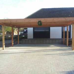 Carport 6x5 m ca 610 x 510cm Holz Fichte Doppelcarport verschiedene Varianten